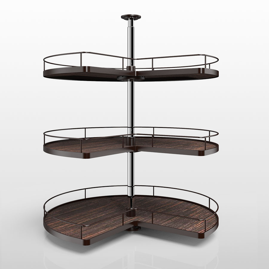 三層旋轉轉盤(圓圍欄)